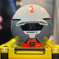 Casco SHAFT 212 Reverb Gris Claro Naranja