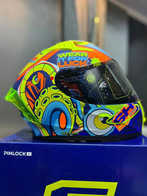 Casco SHAFT 526 SP EVO Lucky Neon