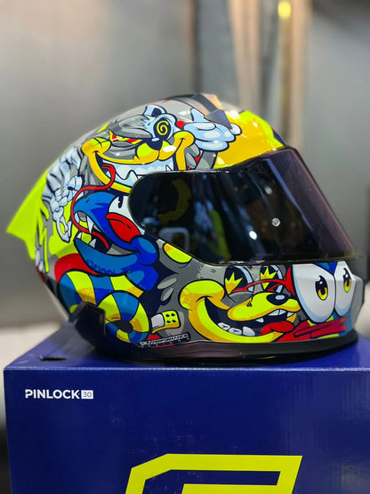 Casco Integral SHAFT 560 EVO Melo Gris Neon