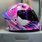 Casco SHAFT 502 DOT Bird Nest Rosado