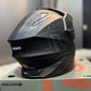 Casco Cross HRO MX340 DV Stripe Negro Gris