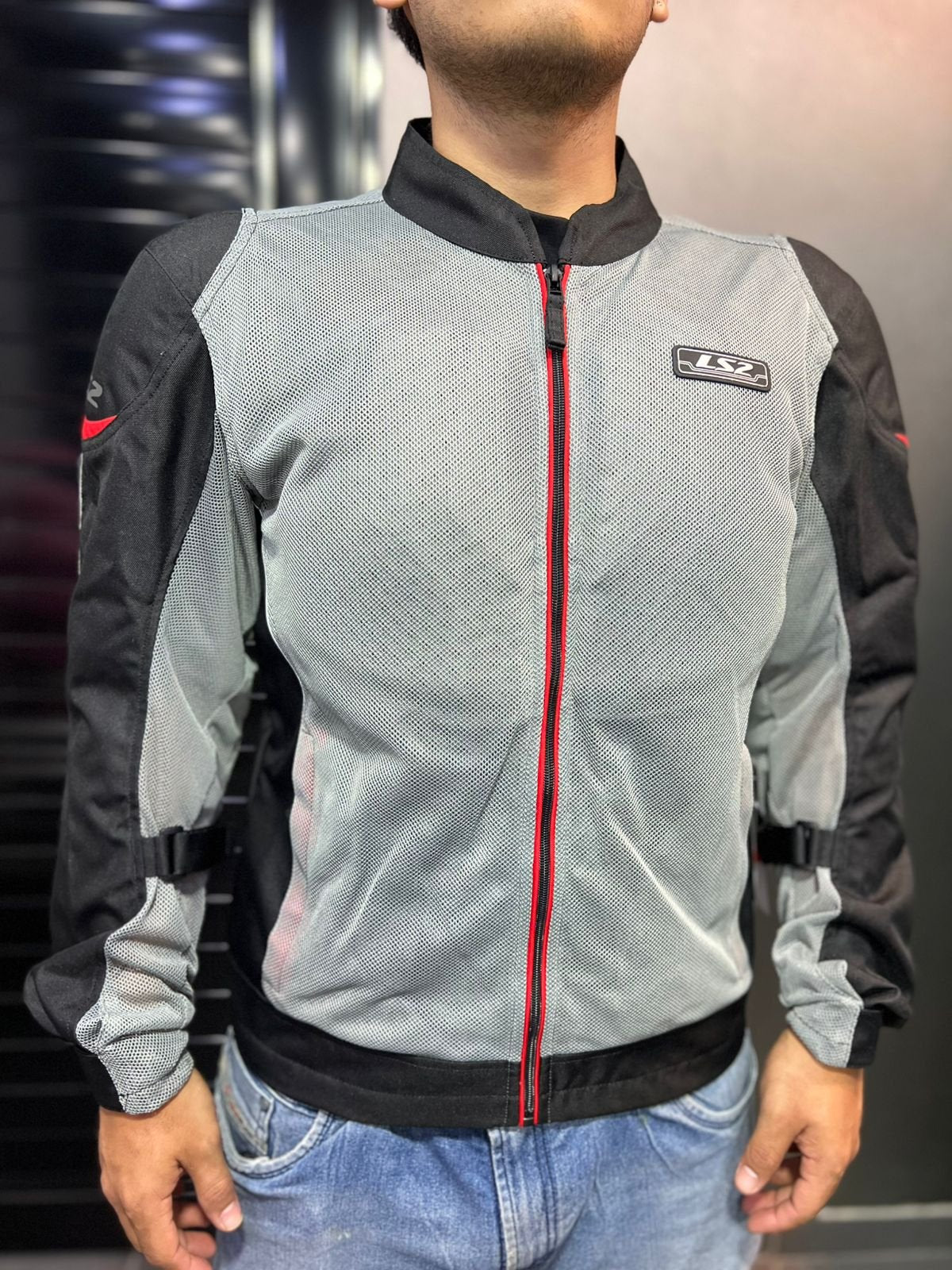 Chaqueta LS2 Airy Evo Gris