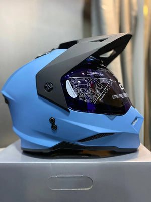Casco X One MX328 DV Solid Azul