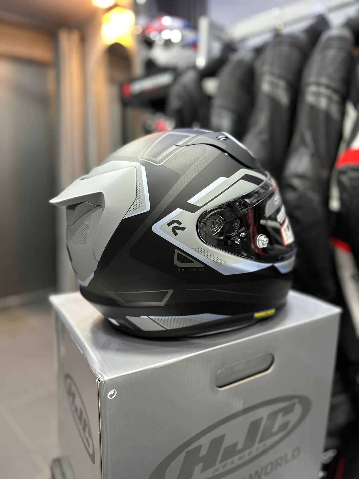 Casco HJC RPHA 12 BRELS Gris