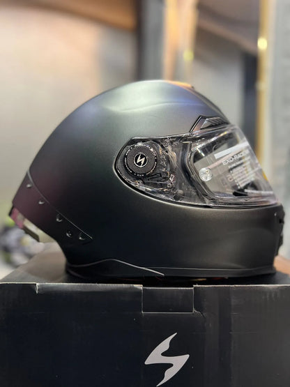 Casco SCORPION EXO Race Air Solid Negro