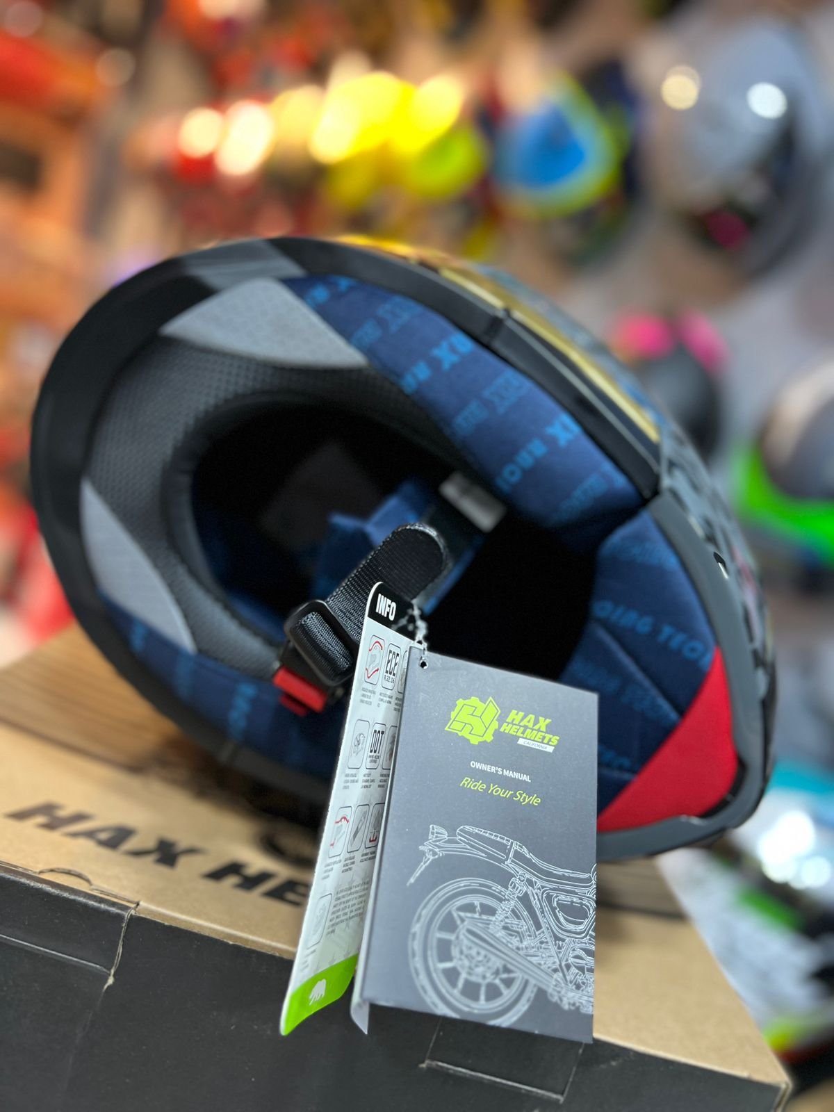 Casco Abatible Hax Amatista Wind Oro