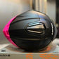 Casco Abatible HRO 3440DV Solid Negro Rosado