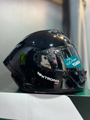 Casco XTRONG XTR DREXO FLAME - NEGRO BRILLO