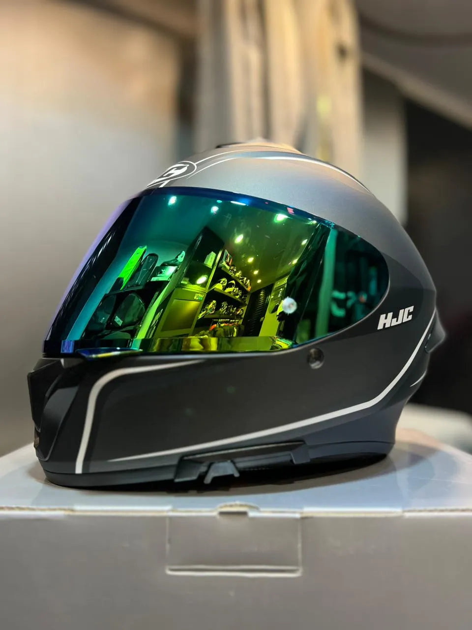 Casco HJC C71 Quez Gris