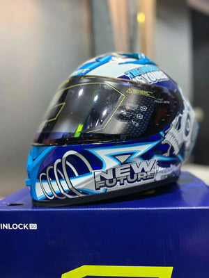 Casco SHAFT 526 SP EVO Lucky Azul
