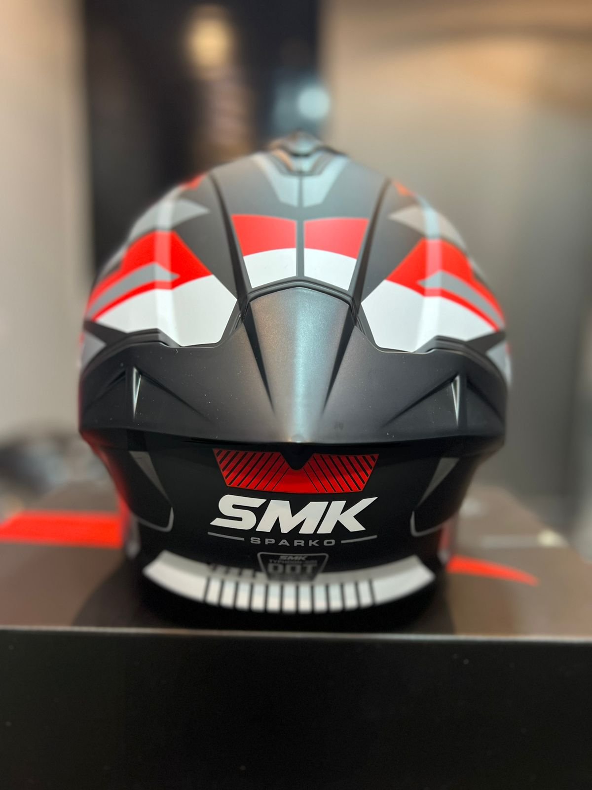 Casco SMK Typhoon Rojo