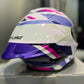 Casco XTRONG 820SP Manja Morado Blanco