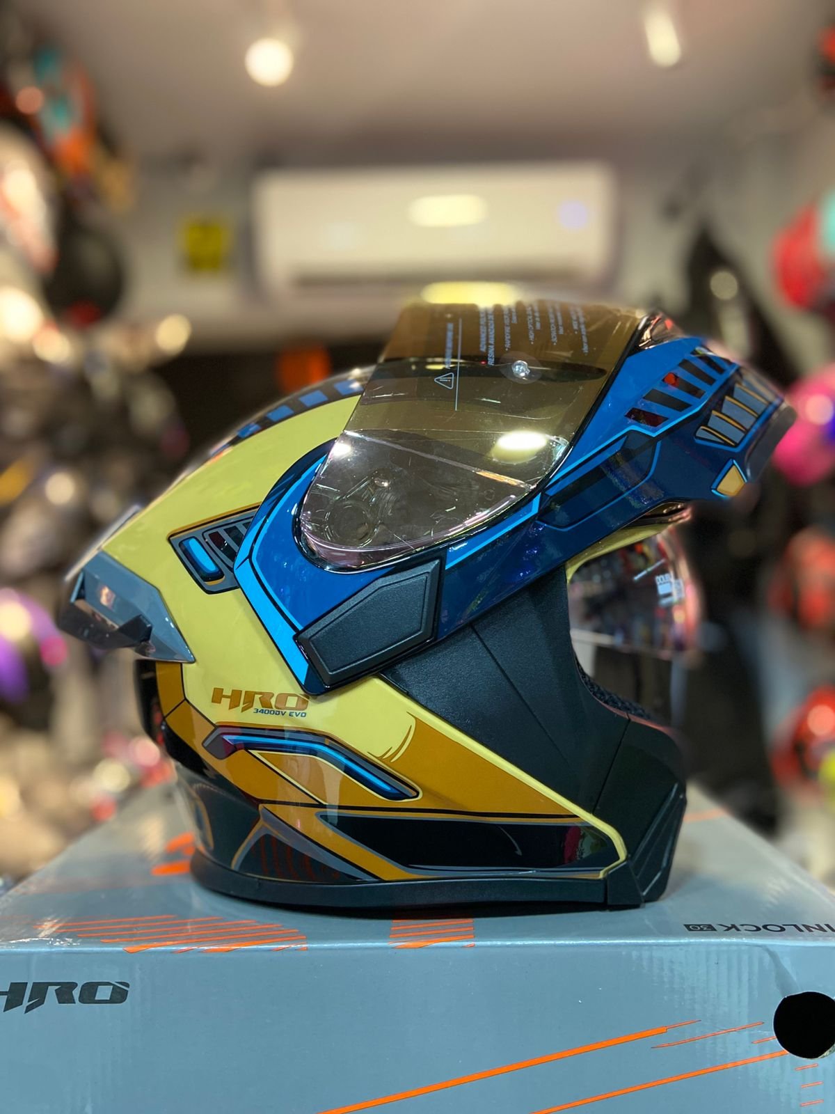 Casco Abatible HRO 3400DV Evo Rover Dorado