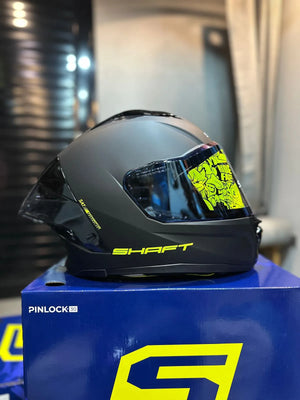 Casco SHAFT 596sp Negro Amarillo Neon