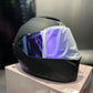 Casco X One 500RS Solid Negro Morado