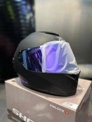 Casco X One 500RS Solid Negro Morado