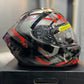 Casco SCORPION EXO 391 Clutter Negro Rojo
