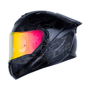 Casco LS2 FF806 MAMBA - Negro Gris