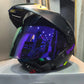Casco SHAFT 212 Solid Negro Morado