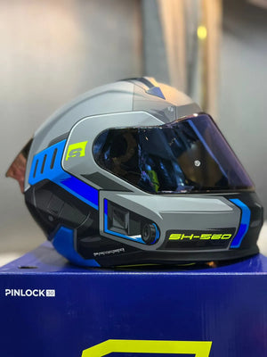 Casco Integral SHAFT 560 EVO Chief Gris Azul