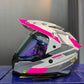 Casco Multiproposito SHAFT MX360 Flush Gris Rosado