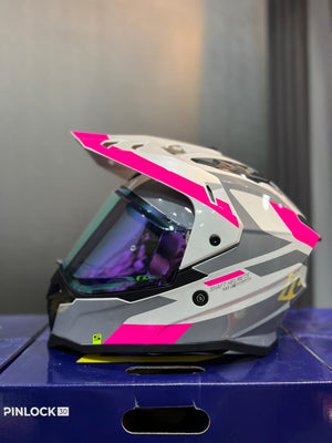Casco Multiproposito SHAFT MX360 Apricot Gris Rosado