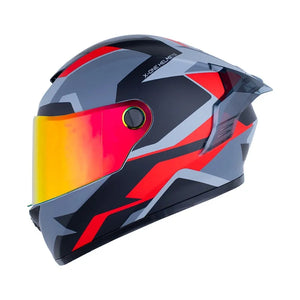 Casco X ONE 500 RS ORACLE - Rojo Gris + Pinlock