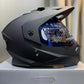 Casco X One MX328 DV Solid Negro Mate