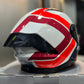 Casco SPARTAN Panther SV Valve Blanco Naranja