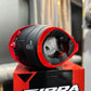 Casco FIBRA Byte Steam Negro Rojo