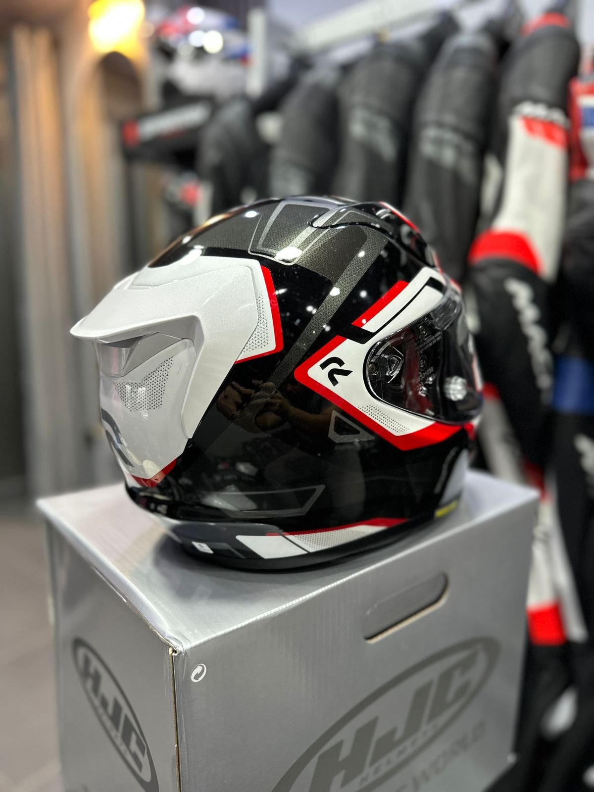 Casco HJC RPHA 12 BRELS Rojo Negro