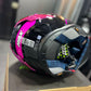 Casco HAX Force Negro Rosado