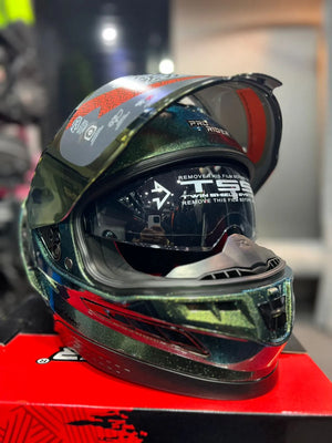 Casco PRO RIDER Frontier Camaleon Verde