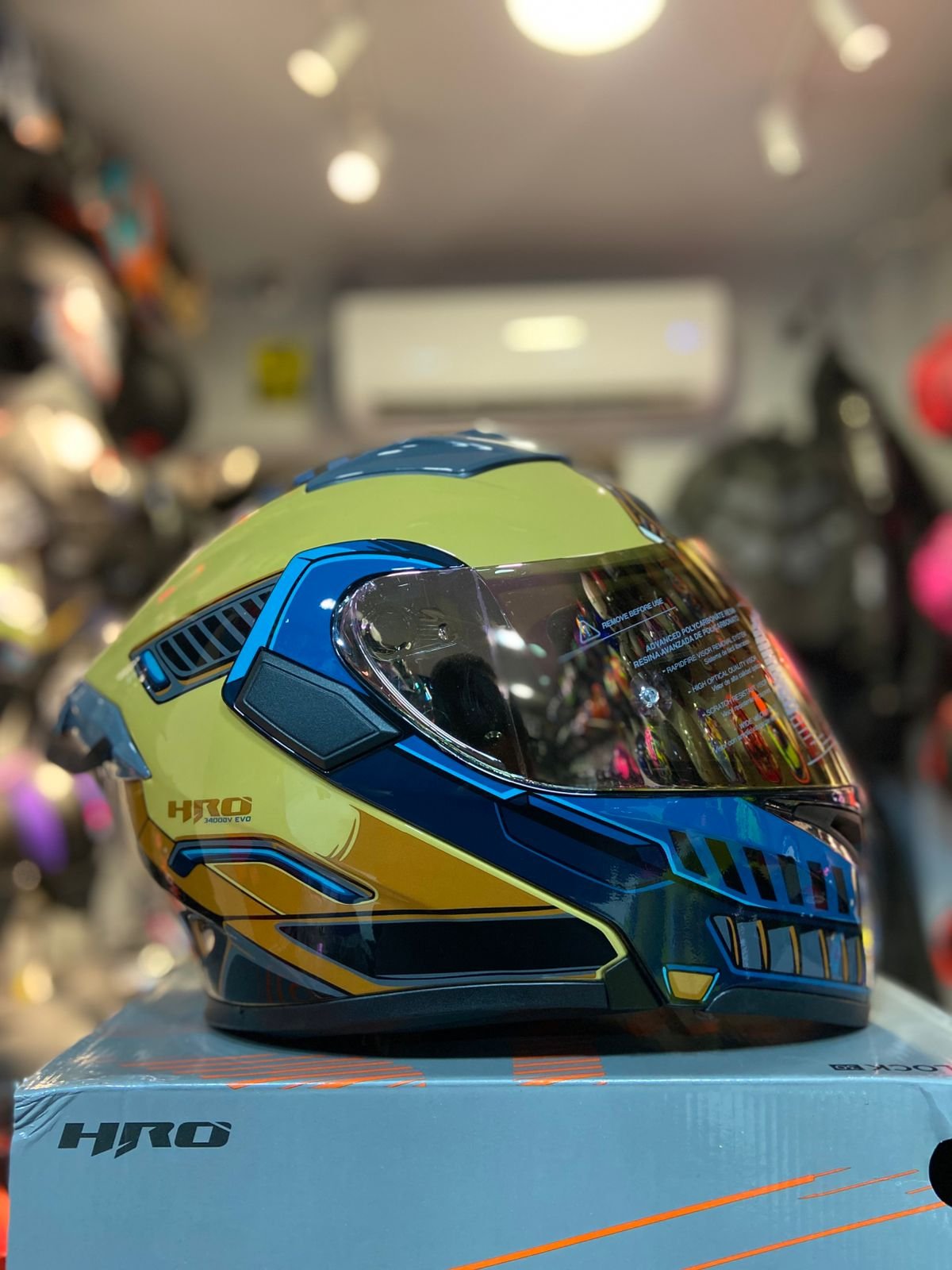 Casco Abatible HRO 3400DV Evo Rover Dorado