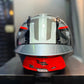 Casco XTRONG XTR-352 Gris Rojo