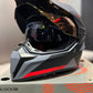 Casco Cross HRO MX340 DV Long Gris Naranja
