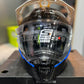 Casco SHAFT PRO SERIES Carbón MX480C Atlas Blanco Azul
