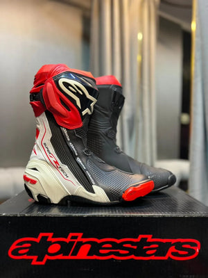 Botas ALPINESTRARS SuperTech R Blanco Rojo