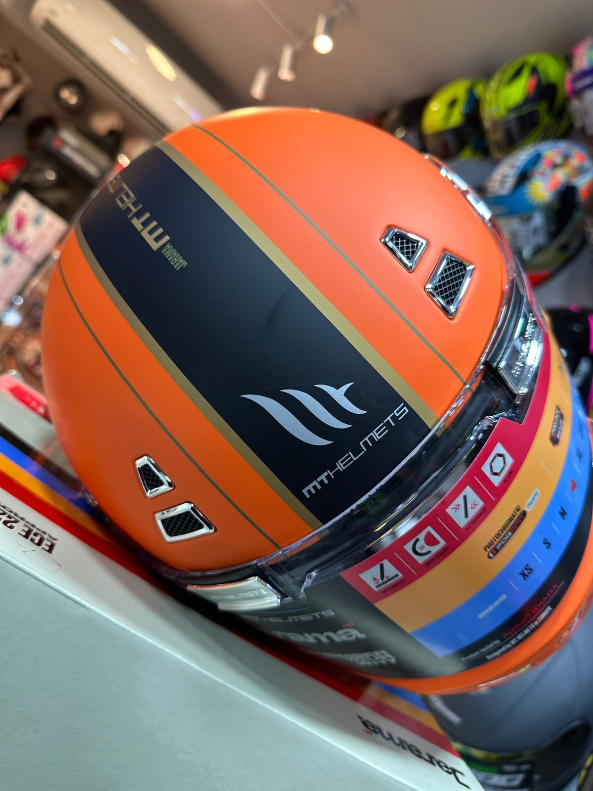 Casco MT Jarama Naranja