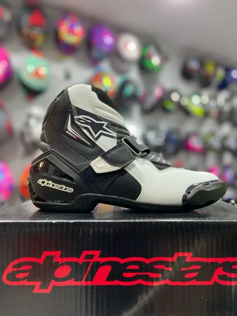Botín Alpinestars SMX-1R Blancas 4