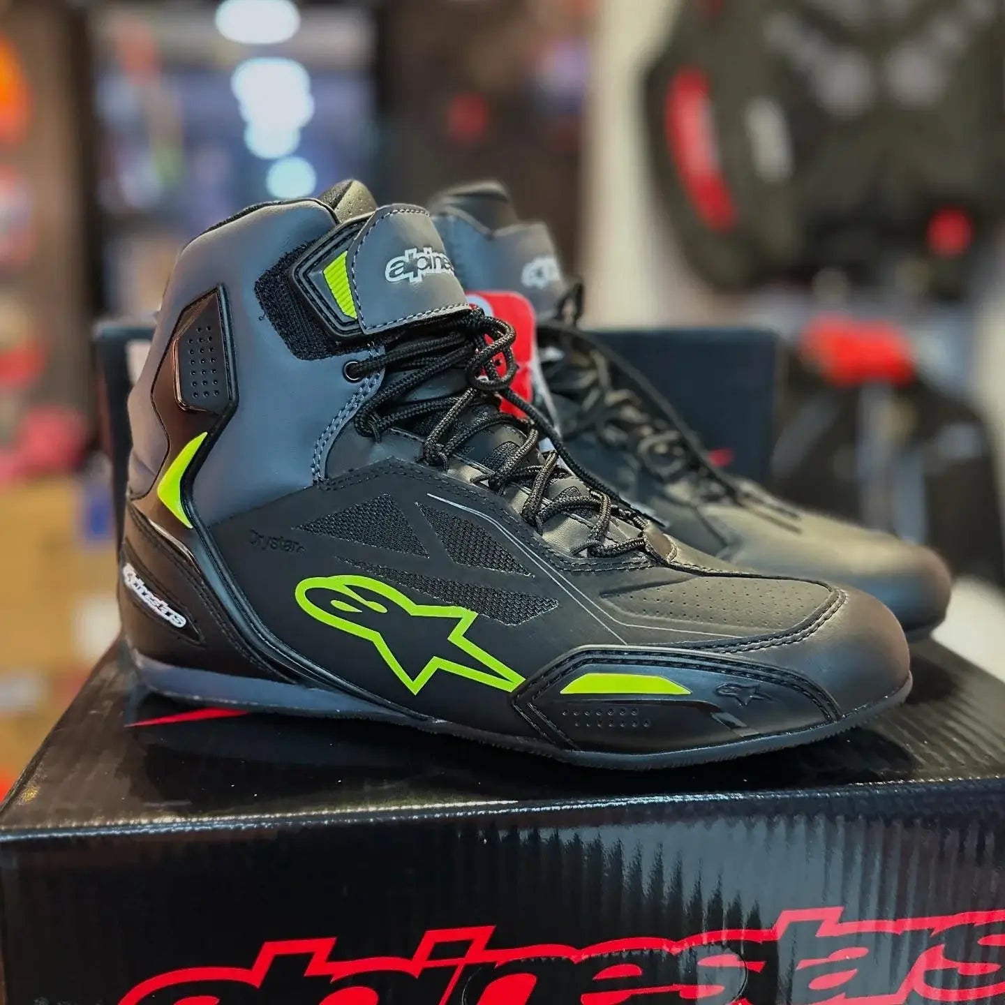 Botas ALPINESTARS Faster 3 DryStar Verde 4