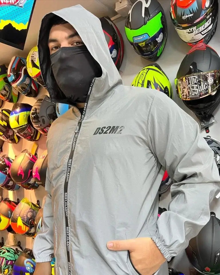 CHAQUETA CORTAVIENTOS REFLECTIVA DS2M2 UNISEX 4