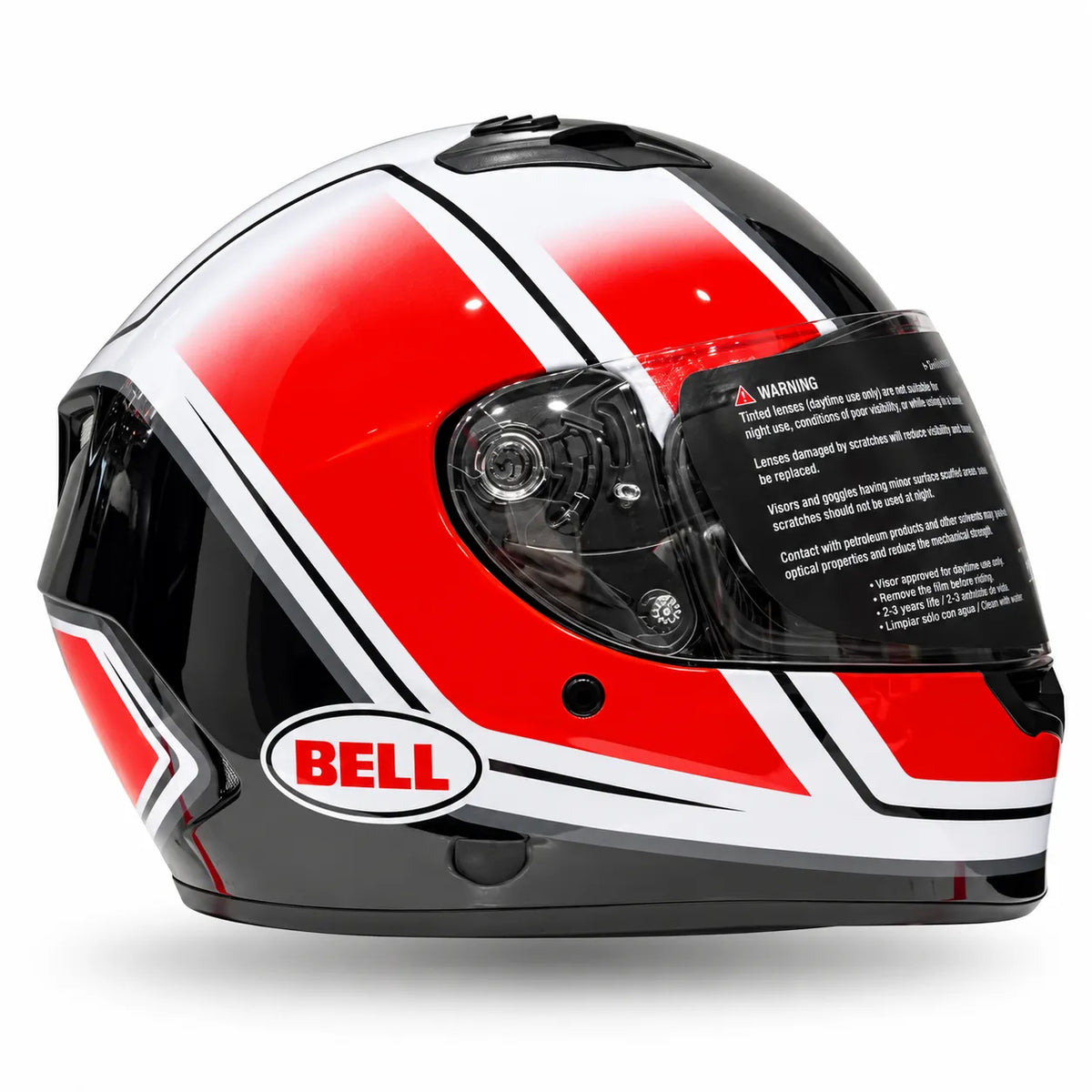 Casco BELL Qualifier Blanco Rojo