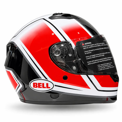 Casco BELL Qualifier Blanco Rojo