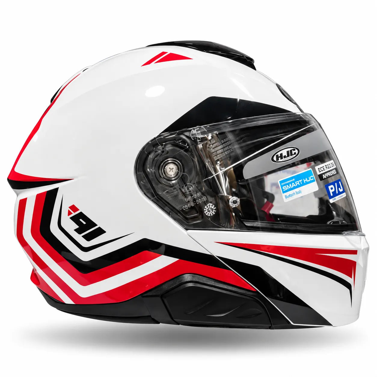 Casco HJC Abatible I91 Felio Rojo Blanco