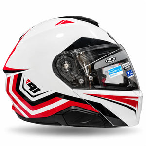Casco HJC Abatible I91 Felio Rojo Blanco