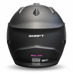 Casco SHAFT 227 SOLID Negro Fucsia Mate
