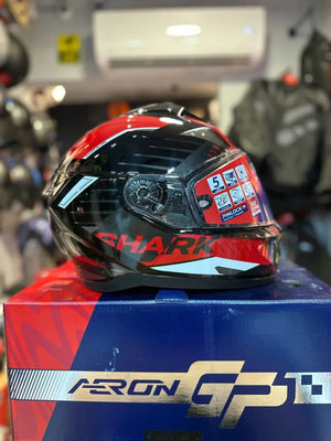 Casco SHARK Ridill 2 Bersek Negro Rojo