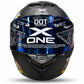 Casco X-ONE 3000 RP IRON - Negro Amarillo Mate