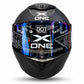 Casco X One 500 RS Solid V2 Negro Azul + Pinlock